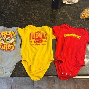 3 Kids One Piece Set - WWE Gray, Yellow, Red - Size 24 months